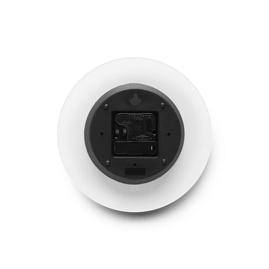 Floral Field Acrylic Wall Clock — Watercolor Lavender & Yellow Poppies